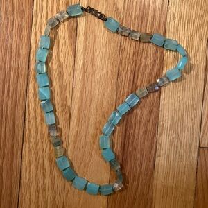 Banana Republic aqua stones necklace